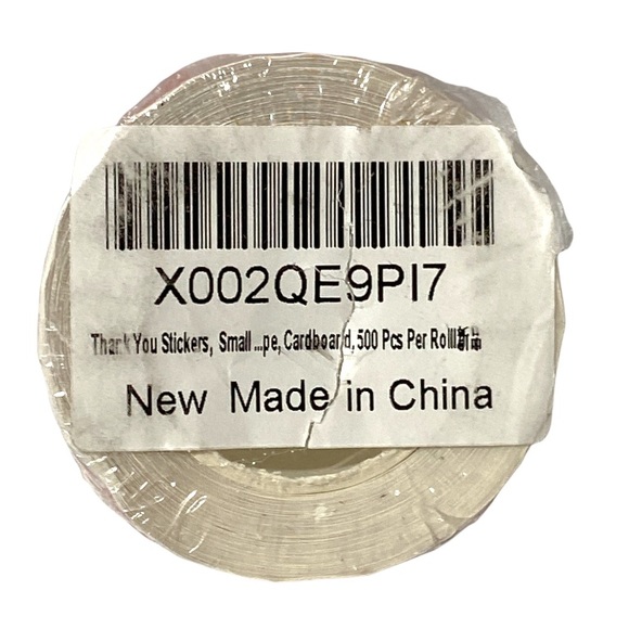 500 Pieces Thank You Stickers Roll Pink
1 Inch Round Floral Sticker - Picture 2 of 3